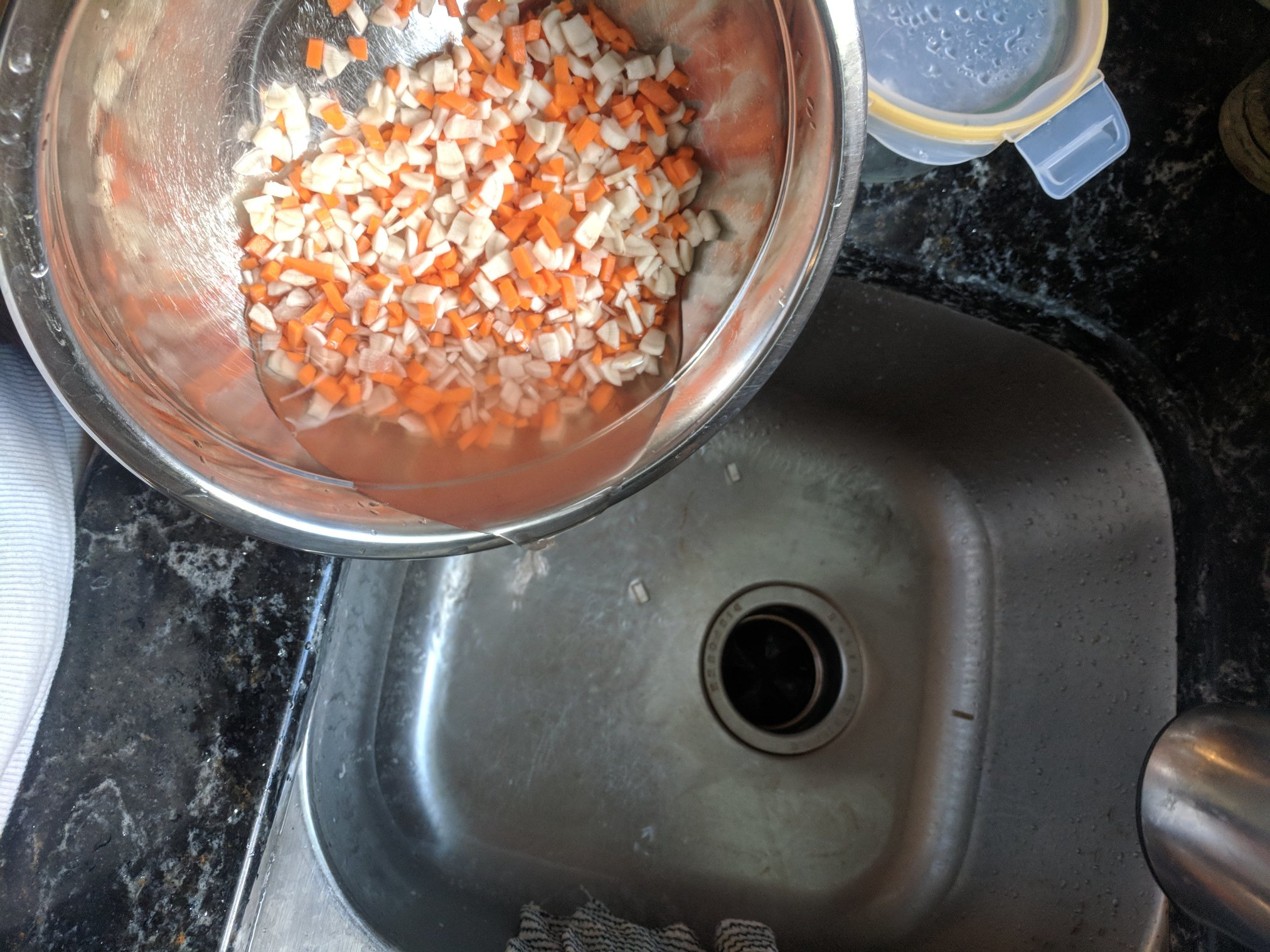 Drained Veggies